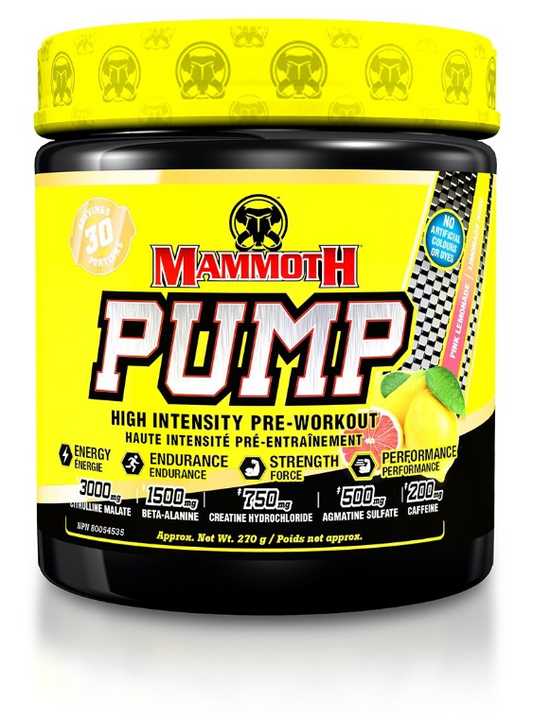 Mammoth Pump Pre-workout - Pink Lemonade